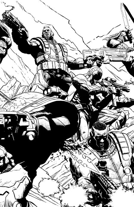 PLANET DEATH #3 (OF 4) CVR F INC 1:50 JOE QUESADA B&W VIRGIN CONNECTING VAR