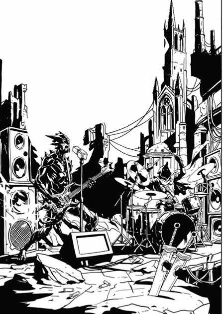  SEP200920261123 | FIREBORN @6 CVR F EMMANUEL GERVASONI CARDSTOCK CONCERT B&W VAR PRE ORDER/ÖN SİPARİŞ [SEP26] | IMAGE  