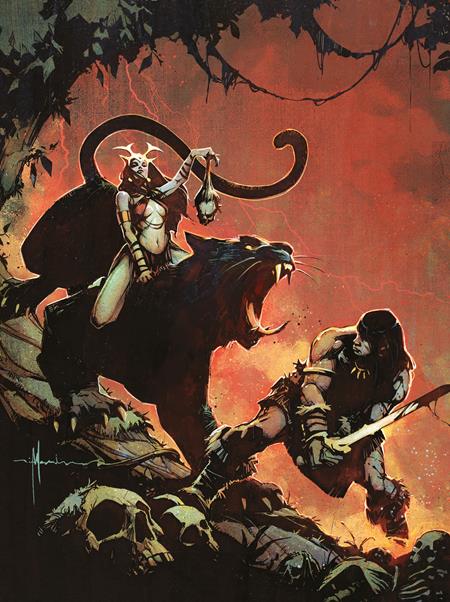 SAVAGE SWORD OF CONAN #17 CVR D NICK MARINKOVICH VIRGIN CARDSTOCK VAR (MR)