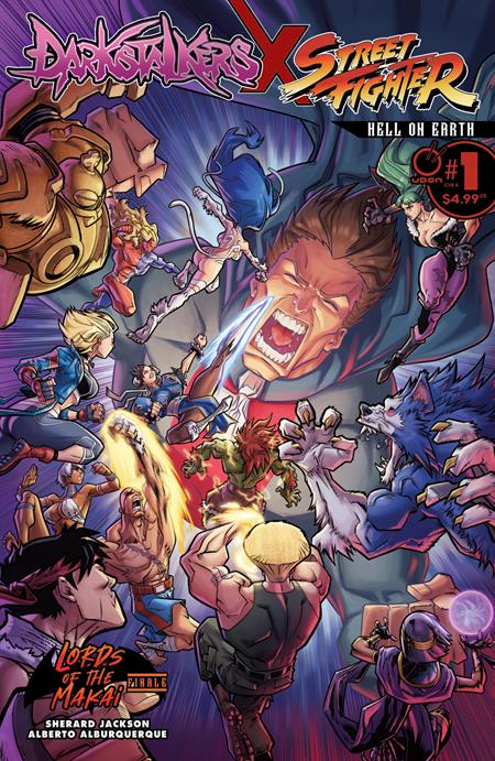 SEP200920260259 | DARKSTALKERS X STREET FIGHTER HELL ON EARTH @1 (ONE SHOT) CVR A ALBERTO ALBURQUERQUE PRE ORDER/ÖN SİPARİŞ [SEP26] | LUNAR  