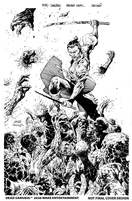  SEP200920261250 | DEAD SAMURAI @8 2ND PTG CVR B JIM LEE SCOTT WILLIAMS B&W PRE ORDER/ÖN SİPARİŞ [SEP26] | LUNAR  