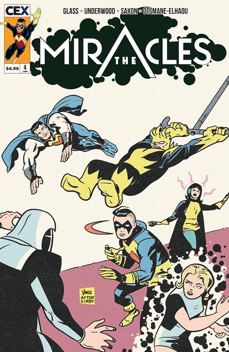 MIRACLES #4 (OF 4) CVR B  VINCE UNDERWOOD & KEVIN WADA KIRBY HOMAGE VAR