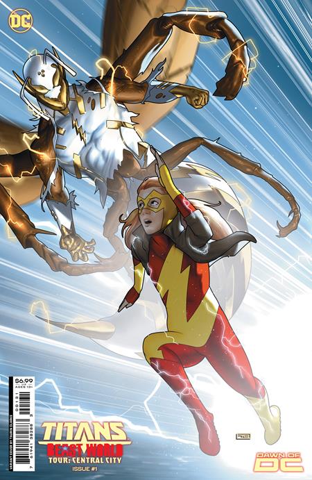 TITANS BEAST WORLD TOUR CENTRAL CITY #1 (ONE SHOT) CVR C TAURIN CLARKE CARD STOCK VAR