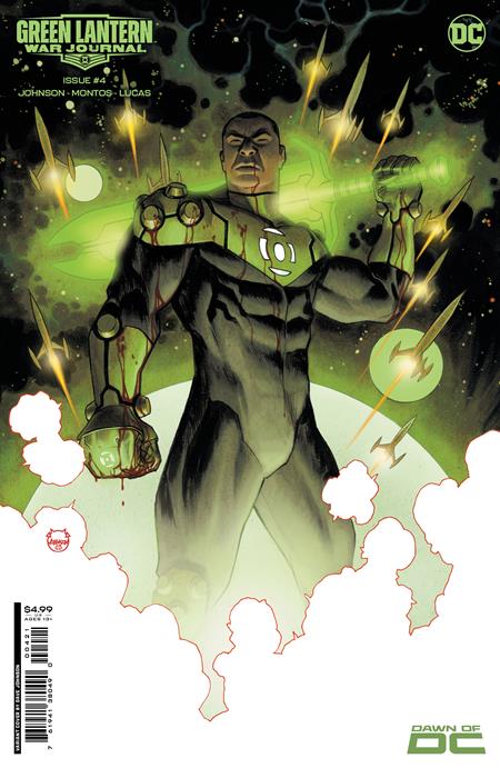 GREEN LANTERN WAR JOURNAL #4 CVR B DAVE JOHNSON CARD STOCK VAR