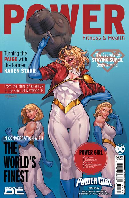 POWER GIRL #4 CVR C JAMAL CAMPBELL CARD STOCK VAR