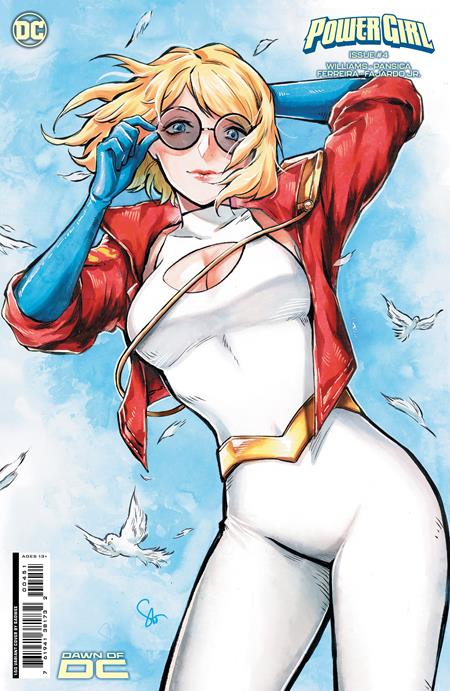 POWER GIRL #4 CVR E INC 1:50 SAOWEE CARD STOCK VAR