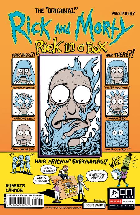 RICK AND MORTY PRESENTS RICK IN A BOX #1 (ONE SHOT) CVR C INC 1:10 RAFER ROBERTS VAR (MR)