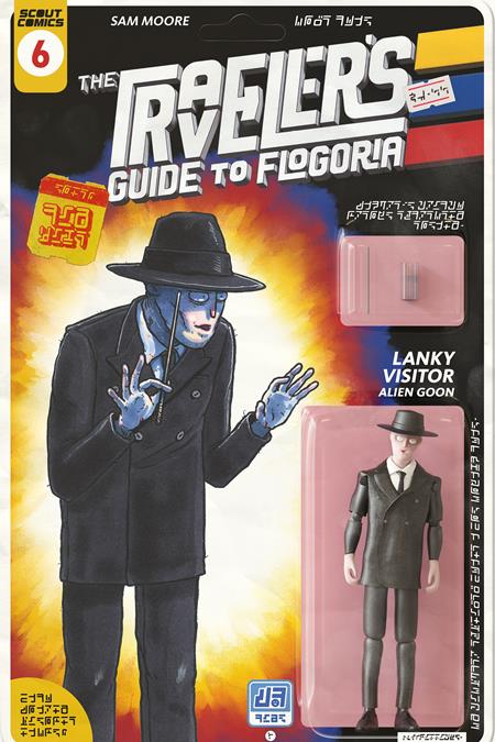 TRAVELERS GUIDE TO FLOGORIA #6 (OF 6) CVR B INC 1:10 SAM MOORE ACTION FIGURE VAR
