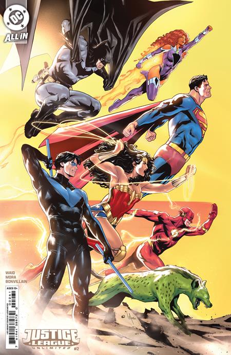 Weekly Pull list - JUSTICE LEAGUE UNLIMITED #2 CVR H INC 1:50 LUCAS MEYER CARD STOCK VAR