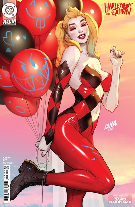 Weekly Pull list - HARLEY QUINN #46 CVR E DAVID NAKAYAMA ARTIST SPOTLIGHT CARD STOCK VAR