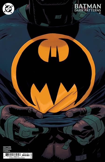 BATMAN DARK PATTERNS #1 (OF 12) CVR C INC 1:25 HAYDEN SHERMAN CARD STOCK VAR