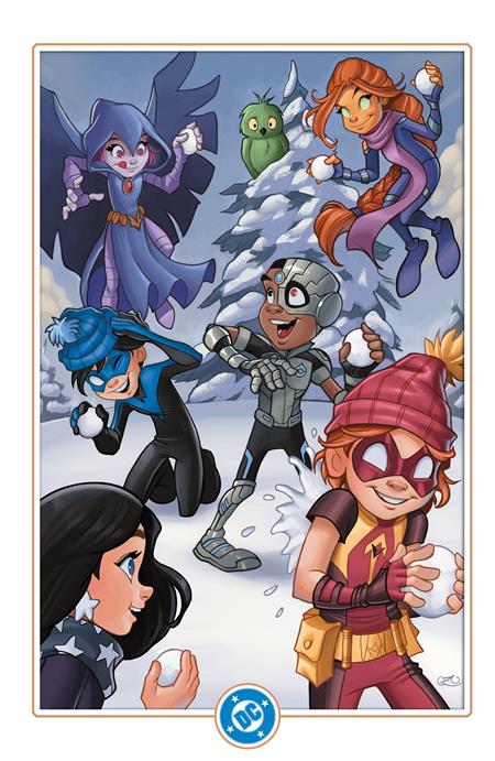 Weekly Pull list - TITANS #18 CVR D CHRISSIE ZULLO DC WINTER WONDERLAND CARD STOCK VAR