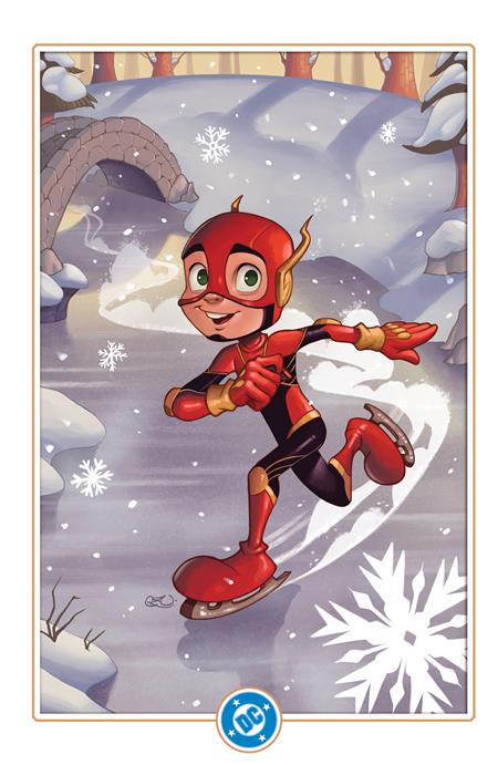 Weekly Pull list - FLASH #16 CVR D CHRISSIE ZULLO DC WINTER WONDERLAND CARD STOCK VAR