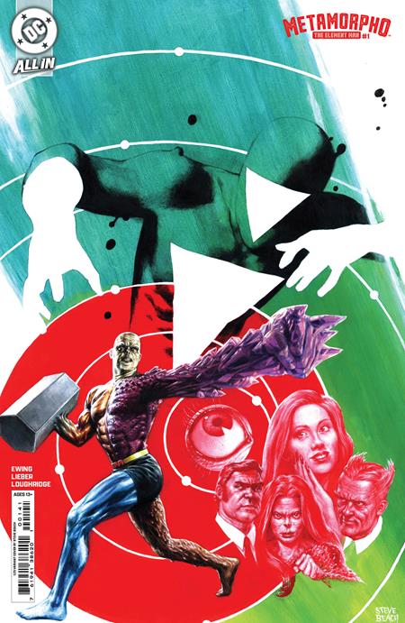 Weekly Pull list - METAMORPHO THE ELEMENT MAN #1 CVR D INC 1:25 STEVE BEACH CARD STOCK VAR