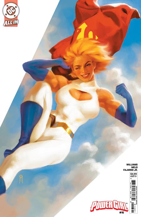 Weekly Pull list - POWER GIRL #16 CVR B MIGUEL MERCADO CARD STOCK VAR