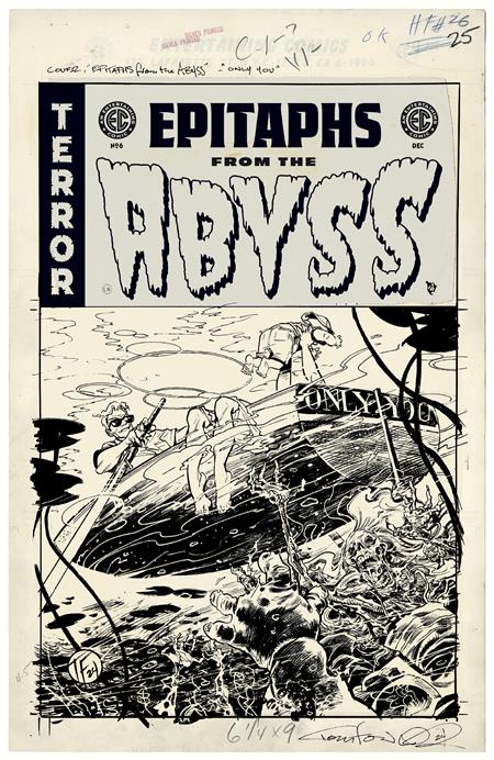 Weekly Pull list - EC EPITAPHS FROM THE ABYSS #6 (OF 12) CVR D INC 1:20 TOM FOWLER B&W ARTIST EDITION VAR (MR)