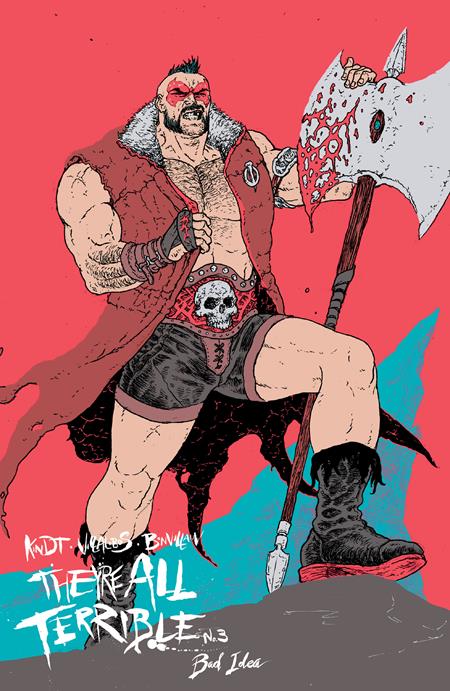 Weekly Pull list - THEYRE ALL TERRIBLE #3 (OF 4) CVR C INC 1:20 RAMON VILLALOBOS CHARACTER DESIGN VAR