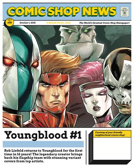 Weekly Pull list - COMIC SHOP NEWS #1998 (BUNDLE OF 100) (NET)