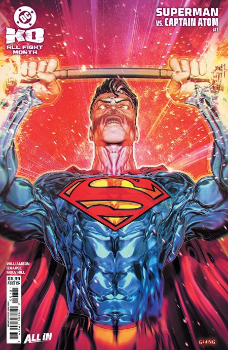 DC K.O. SUPERMAN VS CAPTAIN ATOM #1 (ONE SHOT)  CVR B JOHN GIANG CARD STOCK VAR