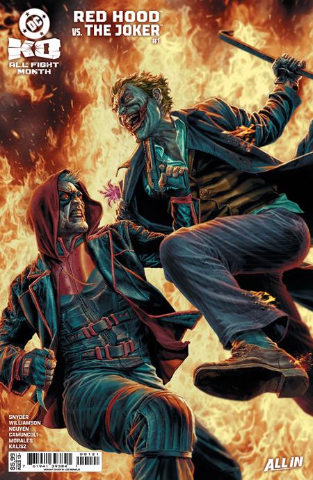 DC K.O. RED HOOD VS JOKER #1 (ONE SHOT)  CVR C LEE BERMEJO CARD STOCK VAR