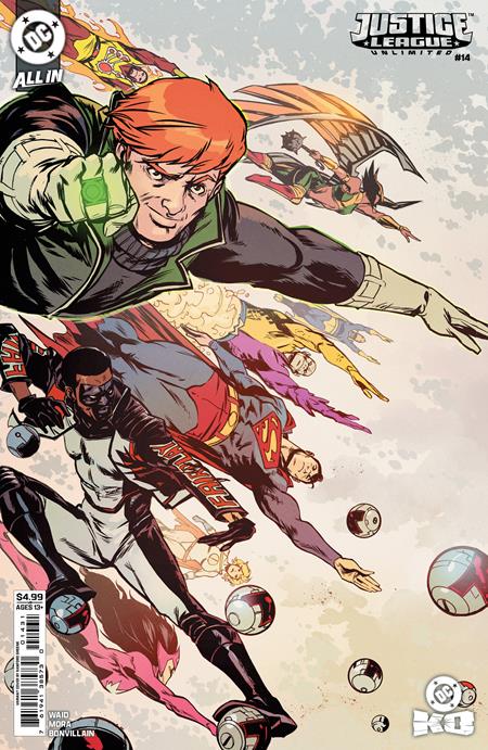 JUSTICE LEAGUE UNLIMITED #14 CVR B SANFORD GREENE CARD STOCK VAR (DC K.O.)