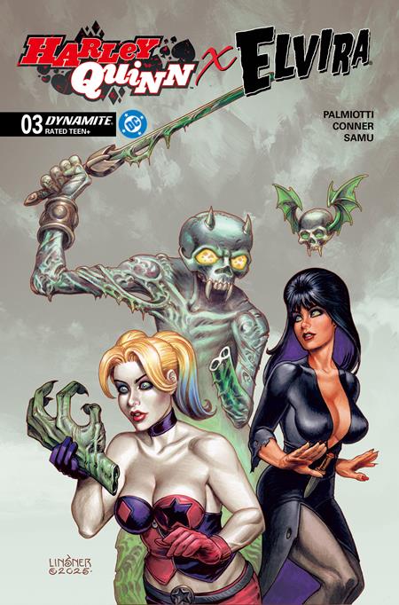 Weekly Pull list - HARLEY QUINN X ELVIRA #3 CVR C JOSEPH MICHAEL LINSNER VAR