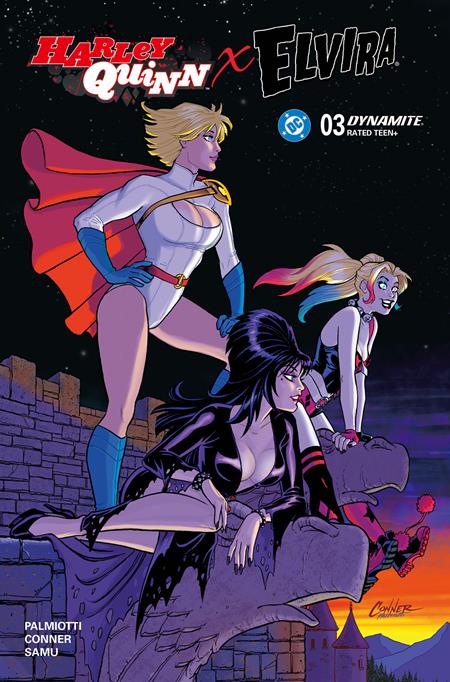Weekly Pull list - HARLEY QUINN X ELVIRA #3 CVR G INC 1:10 AMANDA CONNER NIGHT ORIGINAL VAR