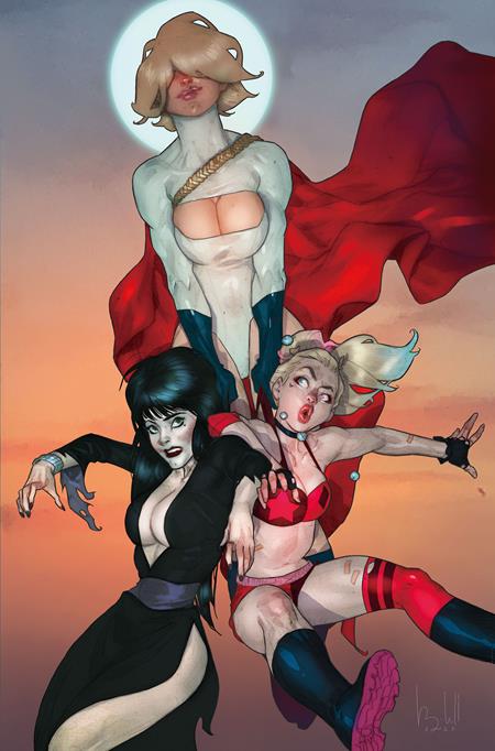 Weekly Pull list - HARLEY QUINN X ELVIRA #3 CVR H INC 1:10 BEN CALDWELL VIRGIN VAR