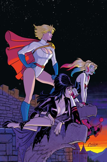 Weekly Pull list - HARLEY QUINN X ELVIRA #3 CVR K INC 1:20 AMANDA CONNER NIGHT VIRGIN VAR
