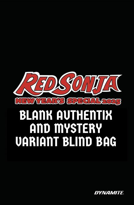  OCT25251036 | RED SONJA NEW YEARS SPECIAL 2025 @1 (ONE SHOT) CVR D BLIND BAG VAR PRE ORDER/ÖN SİPARİŞ [OCT25] | LUNAR  