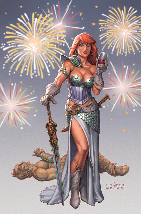 RED SONJA NEW YEARS SPECIAL 2025 #1 (ONE SHOT) CVR F INC 1:10 JOSEPH MICHAEL LINSNER VIRGIN VAR
