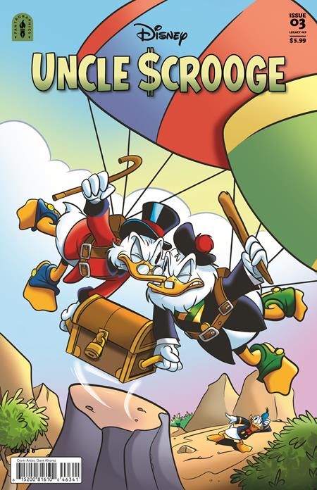 Weekly Pull list - UNCLE SCROOGE FLINTHEART GLOMGOLDS SINISTER SECRET #3 (OF 3) CVR B INC 1:10 DAVE ALVAREZ VAR