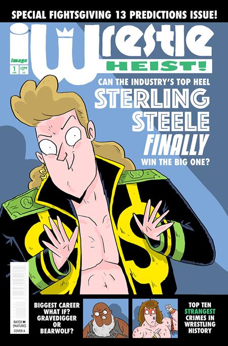 Weekly Pull list - WRESTLE HEIST #1 (OF 5) CVR A KYLE STARKS