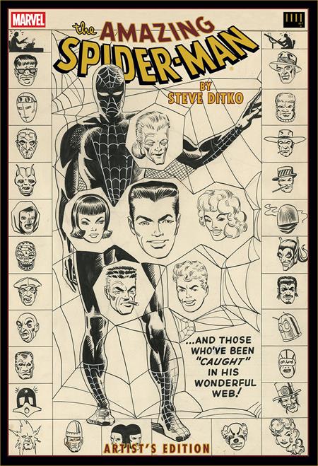  OCT25251485 | AMAZING SPIDER MAN BY STEVE DITKO ARTISTS EDITION HC DIRECT MARKET EXCLUSIVE WEB CVR PRE ORDER/ÖN SİPARİŞ [OCT25] | IMAGE  