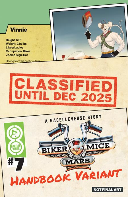  OCT25250960 | BIKER MICE FROM MARS (2025) @7 CVR B DOTUN AKANDE HANDBOOK VAR PRE ORDER/ÖN SİPARİŞ [OCT25] | ONI  