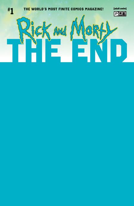  OCT25250197 | RICK AND MORTY THE END @1 CVR D BLUE SKETCH VAR PRE ORDER/ÖN SİPARİŞ [OCT25] | ONI  