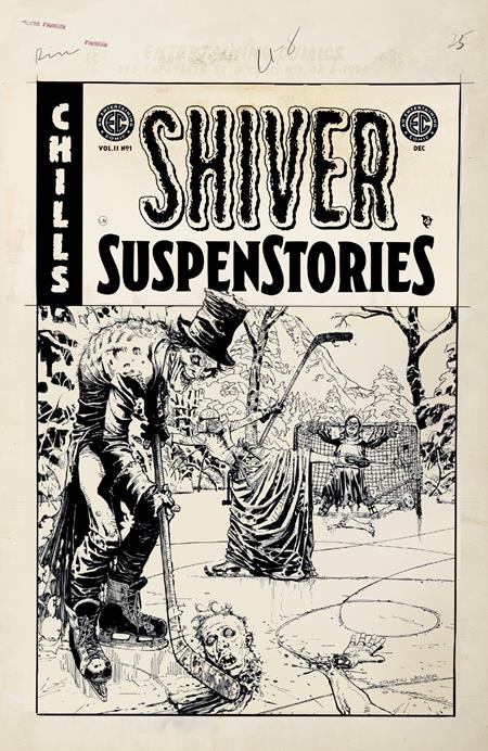 Weekly Pull list - EC SHIVER SUSPENSTORIES 2 #1 CVR D INC 1:20 DUSTIN WEAVER B&W ARTIST EDITION VAR