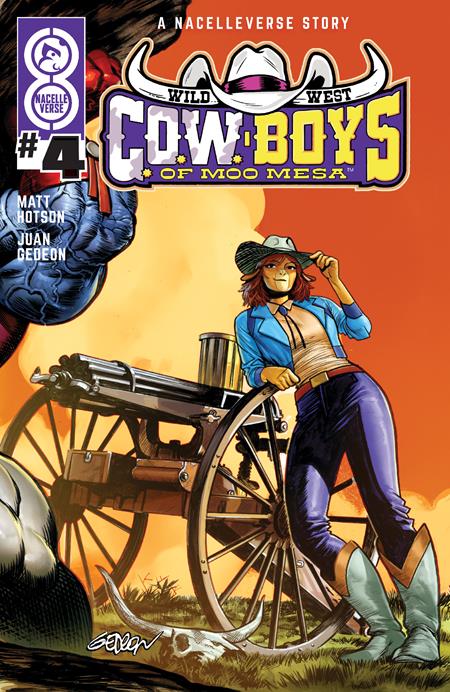  OCT25251073 | WILD WEST COW BOYS OF MOO MESA @4 (OF 4) CVR A JUAN GEDEON PRE ORDER/ÖN SİPARİŞ [OCT25] | ONI  
