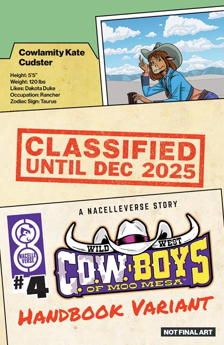  OCT25251075 | WILD WEST COW BOYS OF MOO MESA @4 (OF 4) CVR C AJ JOTHIKUMAR HANDBOOK VAR PRE ORDER/ÖN SİPARİŞ [OCT25] | ONI  