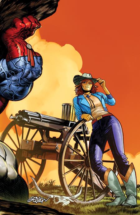 Weekly Pull list - WILD WEST COW-BOYS OF MOO MESA #4 (OF 4) CVR D INC 1:10 JUAN GEDEON FULL ART VAR