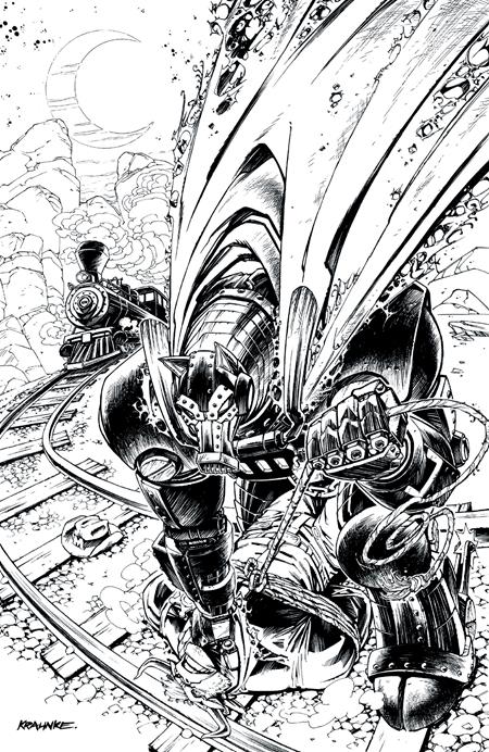 Weekly Pull list - WILD WEST COW-BOYS OF MOO MESA #4 (OF 4) CVR E INC 1:20 ANDREW KRAHNKE B&W VAR