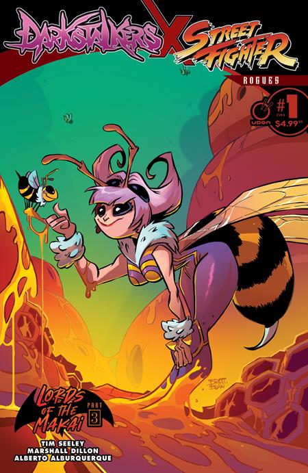  OCT25251085 | DARKSTALKERS X STREET FIGHTER ROGUES @1 (ONE SHOT) CVR B BRETT BEAN VAR PRE ORDER/ÖN SİPARİŞ [OCT25] | LUNAR  