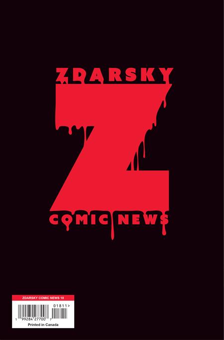 Weekly Pull list - ZDARSKY COMIC NEWS #18 BUNDLE OF 25 (NET)
