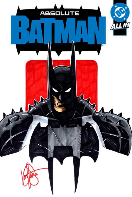  OCT201020261281 | DF ABSOLUTE BATMAN @25 BLANK VARIANT SIGNED AND REMARKED BY KEN HAESER PRE ORDER/ÖN SİPARİŞ [OCT26] | LUNAR  