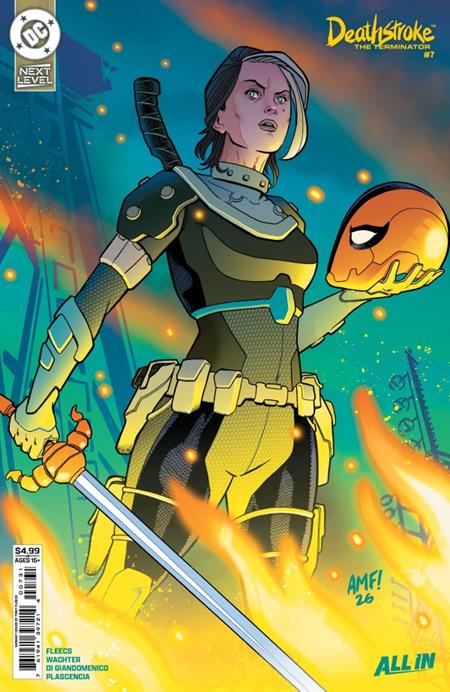  OCT201020261284 | DF DEATHSTROKE THE TERMINATOR @7 VARIANT SIGNED BY TONY FLEECS PRE ORDER/ÖN SİPARİŞ [OCT26] | LUNAR  