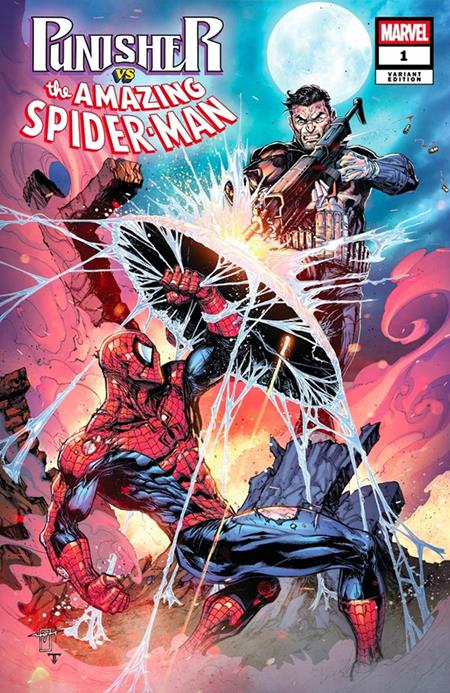  OCT201020261290 | DF PUNISHER VS SPIDERMAN @1 JONATHAN URIBE COMICXPOSURE EXCLUSIVE PRE ORDER/ÖN SİPARİŞ [OCT26] | LUNAR  