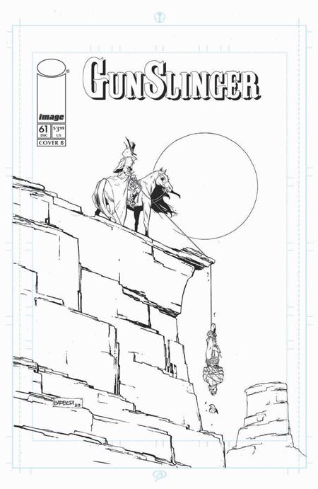  OCT201020261170 | GUNSLINGER SPAWN @61 CVR B CARLO BARBERI B&W VAR PRE ORDER/ÖN SİPARİŞ [OCT26] | IMAGE  