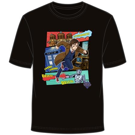 DOCTOR WHO DR MANGA T-SHIRT L