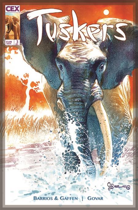 TUSKERS #3 (OF 3) CVR B DANIEL GOVAR CARD STOCK VAR
