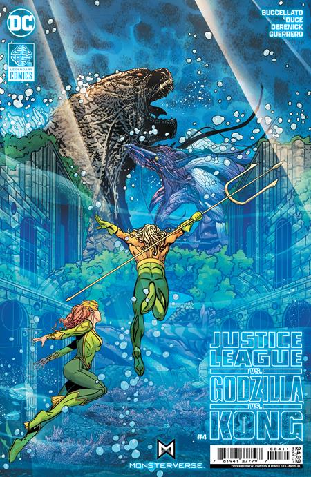 JUSTICE LEAGUE VS GODZILLA VS KONG #4 (OF 7) CVR A DREW JOHNSON